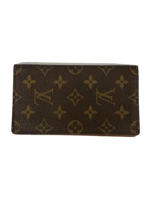 LOUIS VUITTON Agenda Poche_Monogram Canvas BRW All-over Pattern Women's