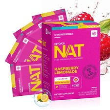 PRUVIT Ketones NAT 20 Packets Charged RASPBER...
