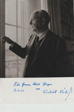 Prof- Dr. F. Sieburg, orig sign Foto