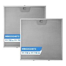 WB02X24872 Range Hood Filter Compatible with GE Range Hood Grease Filter JVW5...