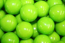 GUMBALLS GREEN APPLE BUBBLE GUM 25mm or 1 inch 285 count , 5LBS