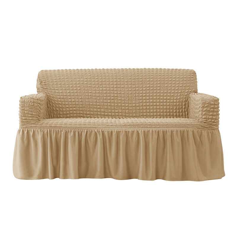 Stretch Bubble Sofa Cover With Skirt