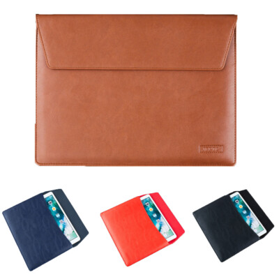 PU Leather Laptop Bag Pouch Sleeve Premium Cover For Apple Macbook Pro Air 13''