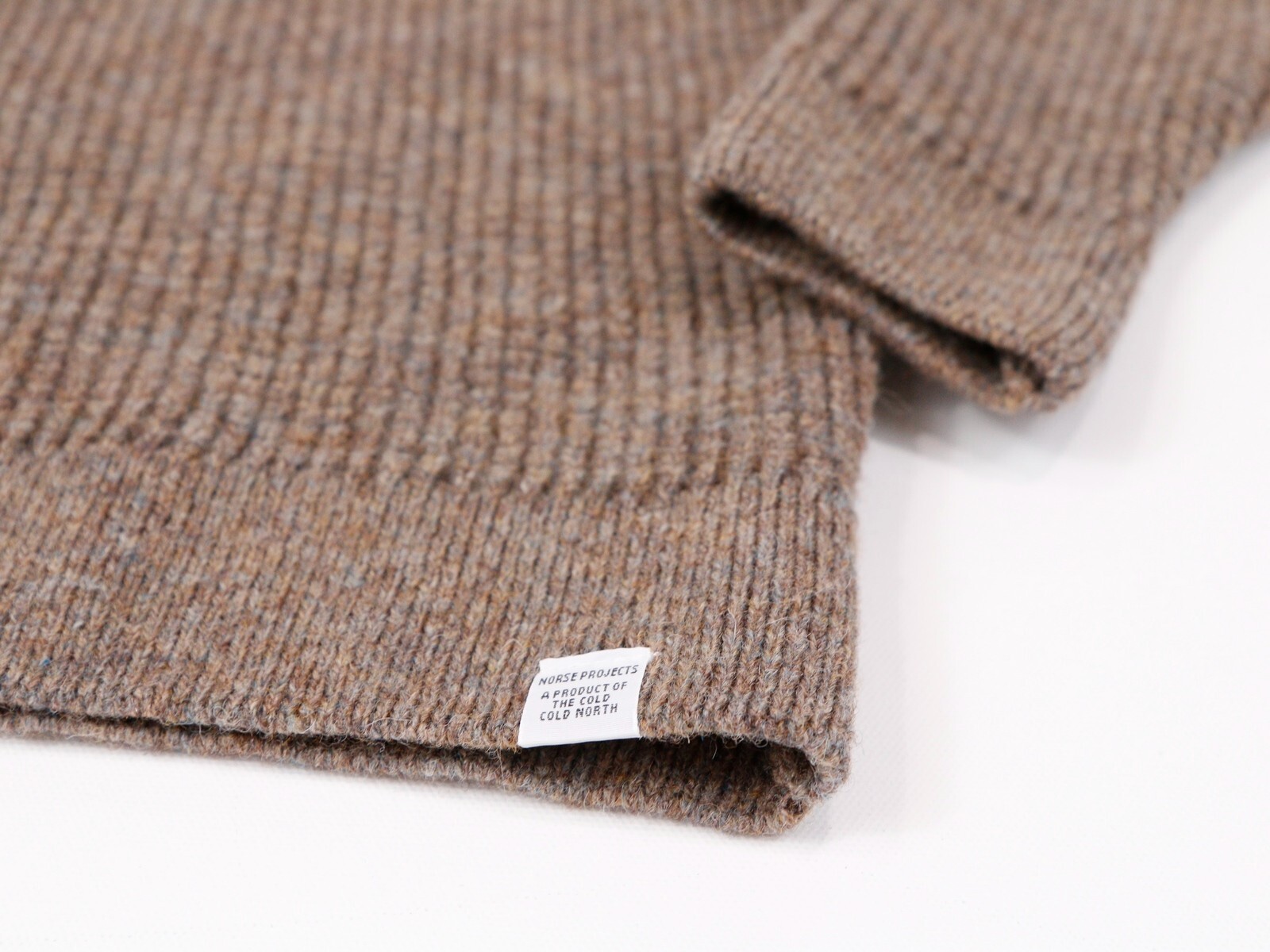 NEW NORSE PROJECTS KNOLL Sigfrud Roll Wool Truffle Brown size S $230 image 2