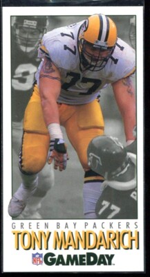 1992 GameDay Tall Boy Football Tony Mandarich #216 Green Bay