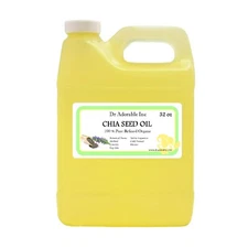 CHIA SEED OIL ORGANIC 100 % PURE COLD PRESSED 2 oz 4 oz-UP TO 1 GALLON FREE SHIP