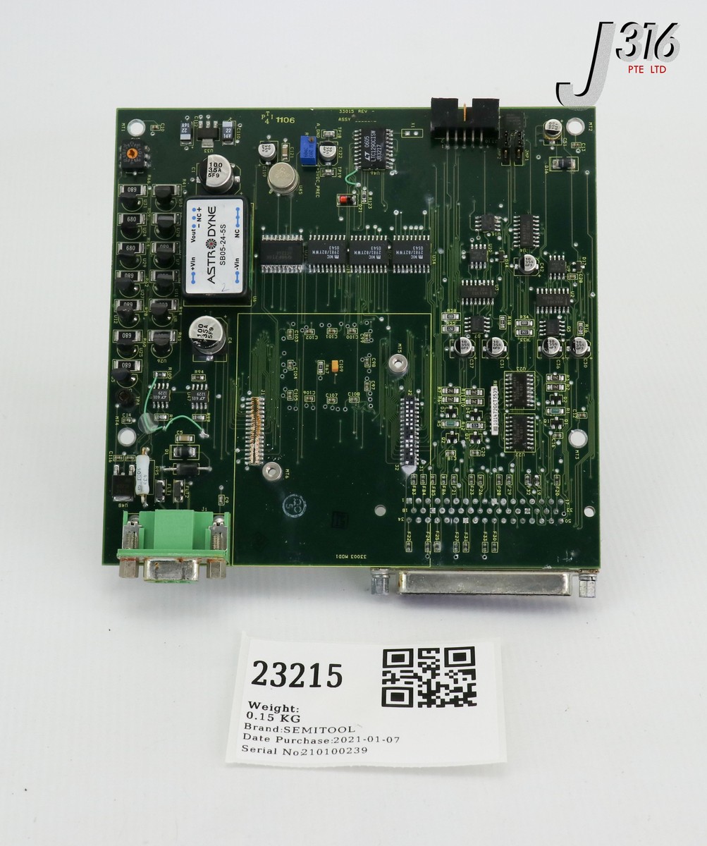 23215 SEMITOOL PCB, 502SE CHEMICAL I/O BOARD (PARTS) 33015-01 | eBay