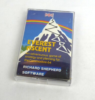 Commodore 64 C64 Spiel -- EVEREST ASCENT (Richard Shephard) -- Tape