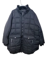 Arctic Expedition Coat Womens 2X Quilted Waterfowl Down Feathers Black Winter