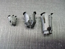 60 pcs 3 sizes fits Chevy GM script clips barrel tubular emblem nuts assortment