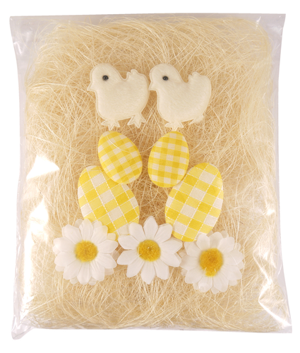 Chicks Eggs Flowers \u0026 Grass Craft Pack 