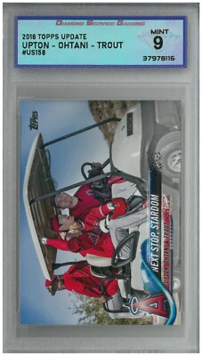 2018 Topps Update Series - Mike Trout, Shohei Ohtani, Justin Upton