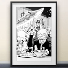 One Punch Man Vol 4 Illustration - 11x17" Print - season 3 anime manga Shonen