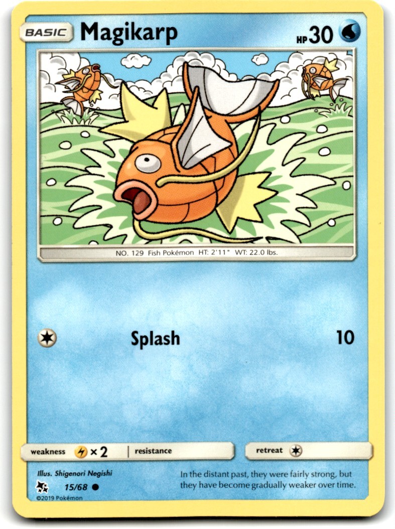 2019 Sun & Moon - Hidden Fates Magikarp d Basic/Common #15 | eBay