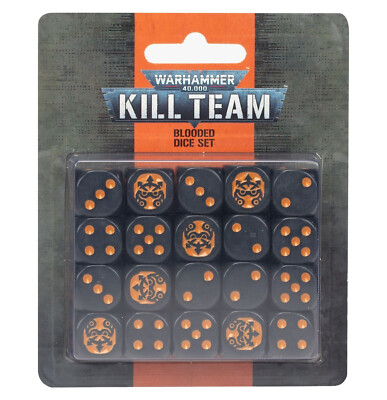 BLOODED DICE SET (Warhammer 40K Kill Team) 102-52 Brand New Sealed