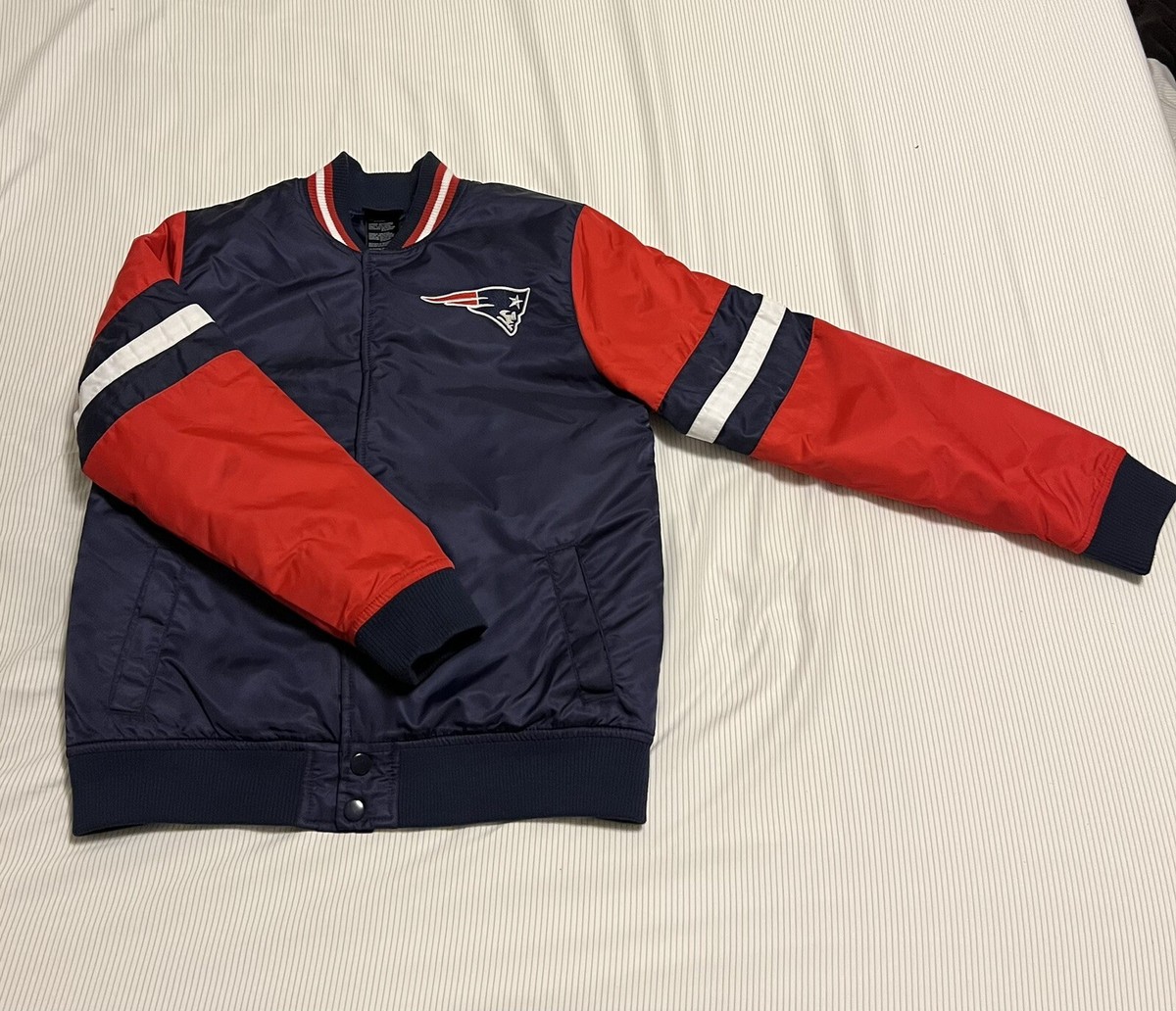 New England Patriots NFL Team Apparel Varsity Jacket Youth Boys
