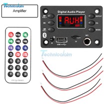 DC 12V Bluetooth 5.0 MP3 Decoder Board Car Au...
