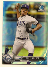 CHRIS ARCHER 2017 BOWMAN CHROME BLUE REFRACTOR /150