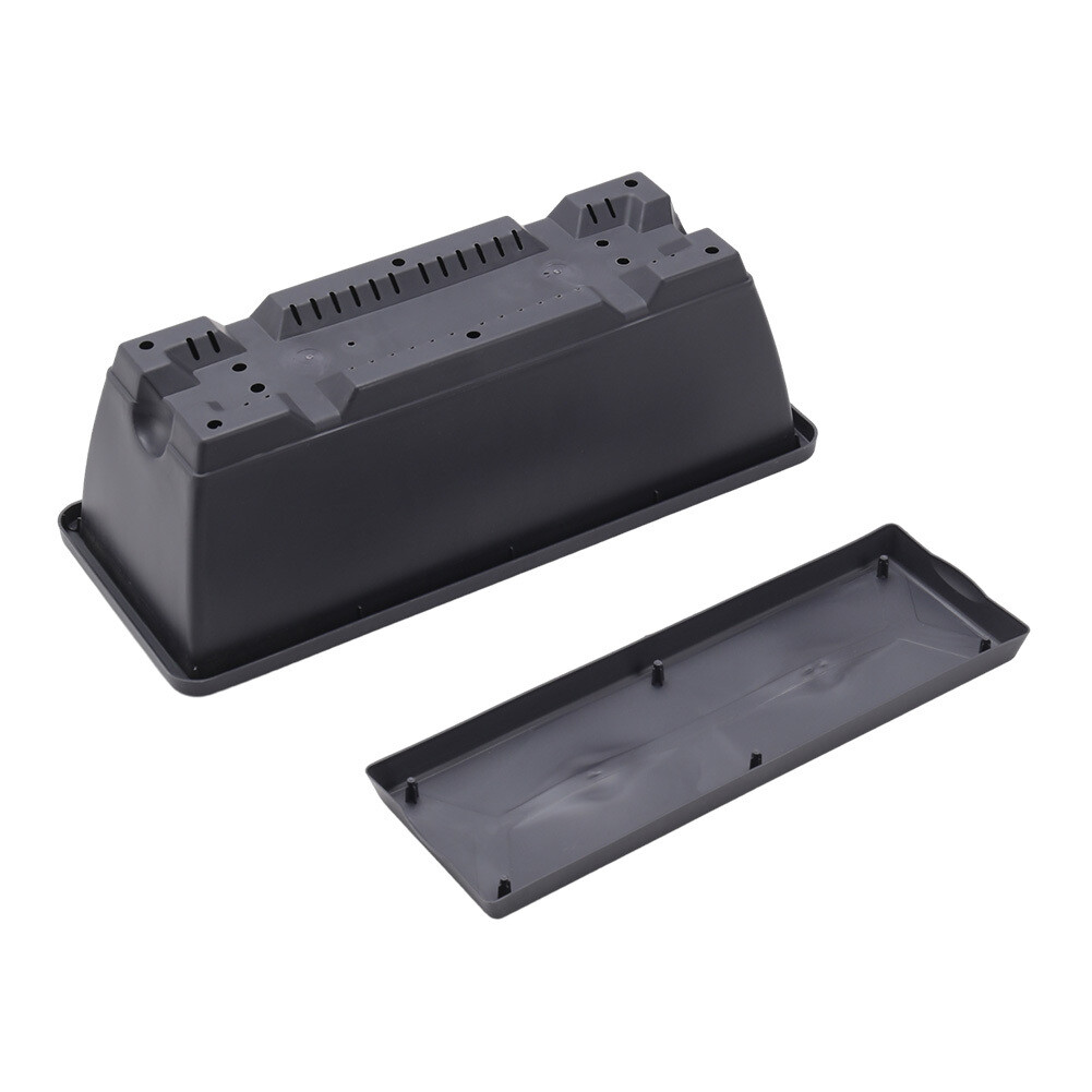 5X Plastic Window Trough Long Plant Planter Pot Herb Flower Box Garden