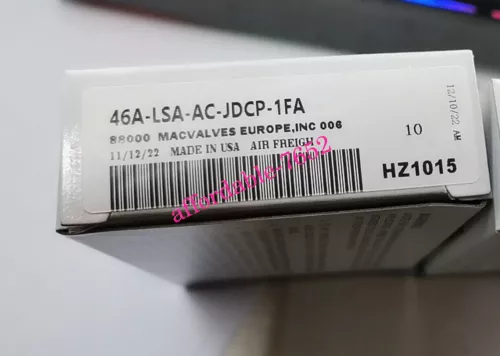 New MAC 46A-LSA-AC-JDCP-1FA electromagnetic valve DHL or FedEx - Picture 1 of 4