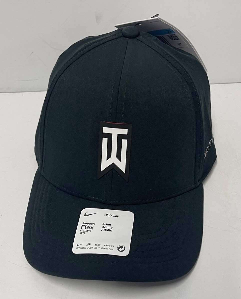 NIKE TIGER WOODS CLUB CAP SWOOSH FLEX MEDIUM / LARGE FB6454 NIKE TIGER WOODS CLUB CAP SWOOSH FLEX MEDIUM / LARGE FB6454