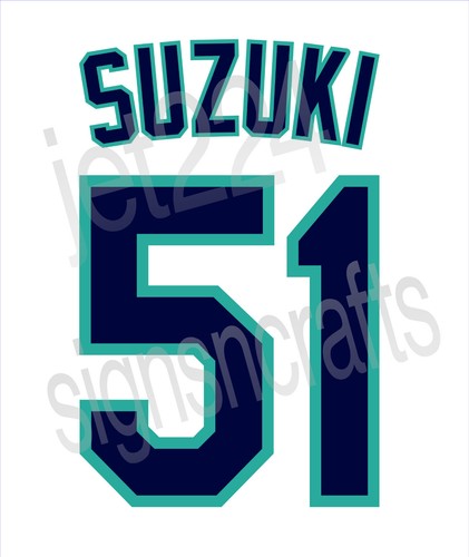 Seattle Mariners DECAL STICKER 00s Garcia Cameron Sele Suzuki Beltre Sasaki + - Picture 17 of 22