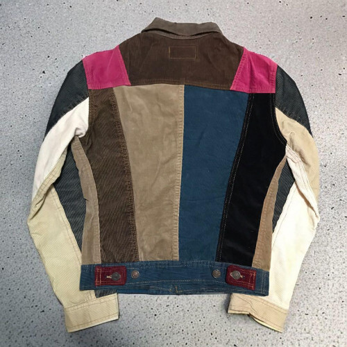 ジャケット・アウター 90's japan made corduroy wool blouson L Vintage 90's J2 Mr. Junko Jeans Japan Varsity Leather Jacket