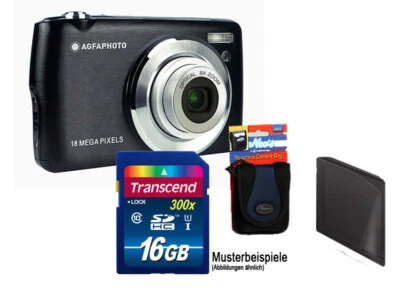 AGFAphoto DC8200 schwarz Digitalkamera inkl. 16GB Komplettset