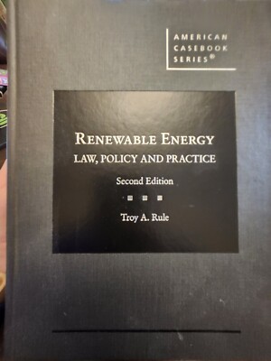 Renewable Energy Law, Policy And Practice