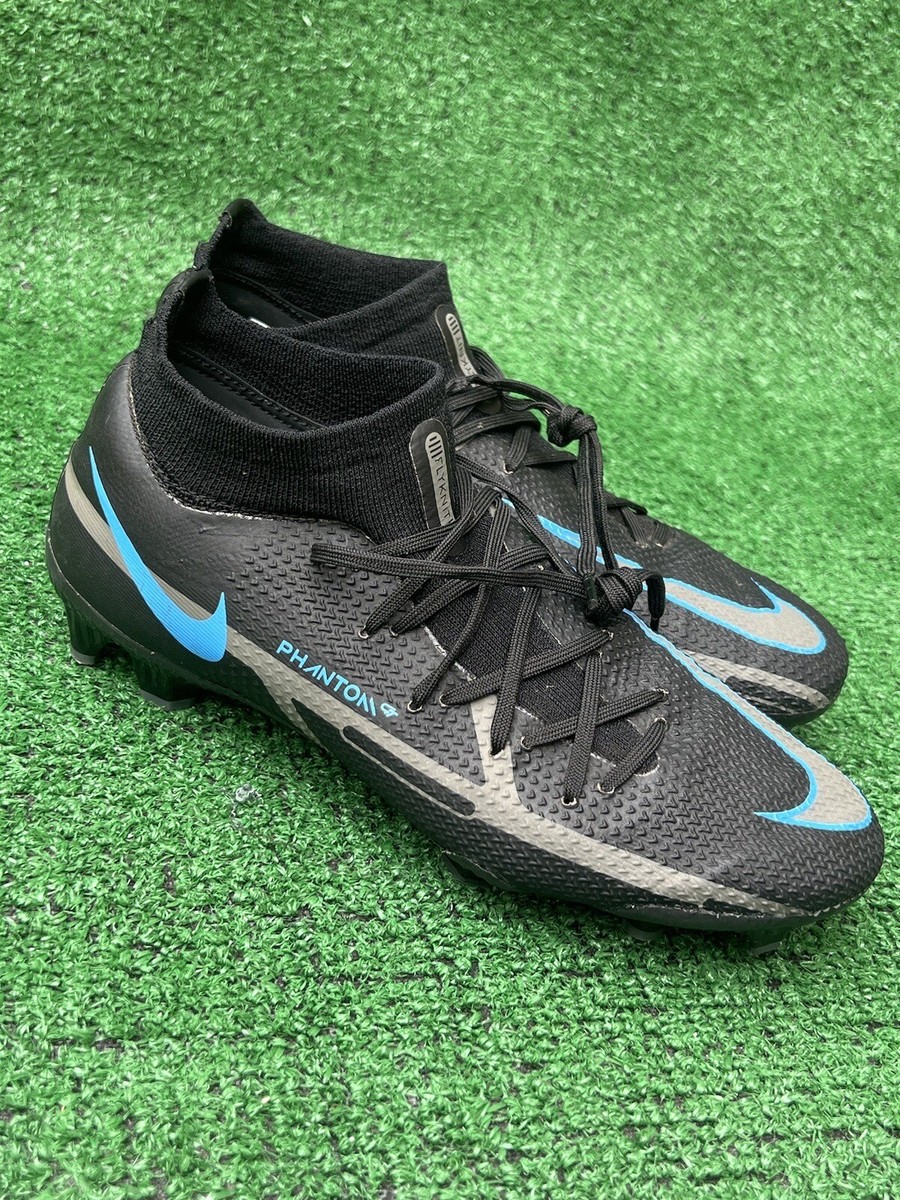 Nike Phantom GT2 Pro Size US  7   DF FG Cleats DC0759-004 Black Blue Nike Mens Phantom GT2 Pro DC0759-004 Black Soccer Cleats  main image 4