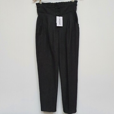 Rosae Paris Anthracite denim trousers size 36. New with tags.