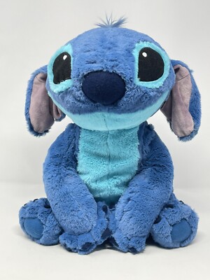 Disney Parks Stitch 14  Plush Floppy Ears Sitting Stuffed Animal Toy Super Soft