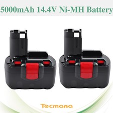 2X 5.0Ah 14.4V Battery For Bosch BAT041 BAT140 BAT159 PSR GDR GSR GHO GDS 14.4V
