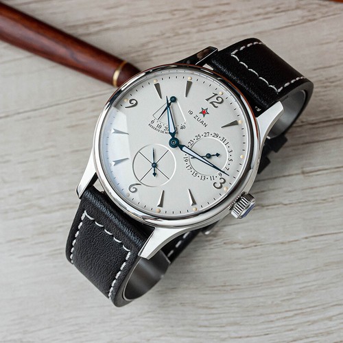 Classic Design 1963 White Dail Seagull Movement Mechanical Sapphire Watch Gift - Picture 3 of 8