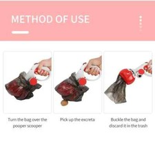 Pet Pooper Scooper with Bag Dispenser