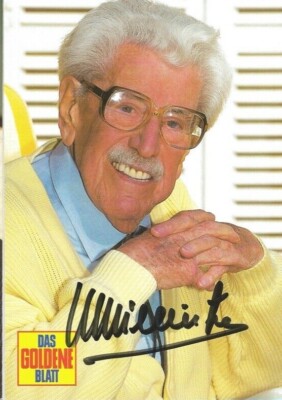 Autogramm Willi Millowitsch Sänger Schauspieler Regisseur 1999   TOP-ANGEBOT xyz