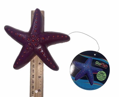 GloFish Aquarium Deco 4.5  Starfish Sea Star Ornament