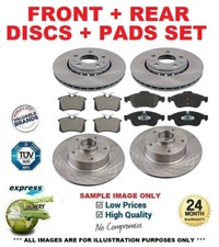 FRONT + REAR BRAKE DISCS + PADS SET for VOLVO C70 II Cabrio T5 2007-2009