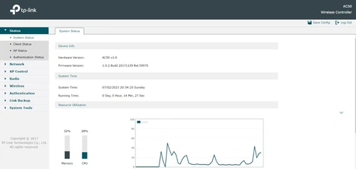 Auranet WLAN-Controller TP Link AC50 für CAP und APs Internet Gateway Management - Bild 9 von 9