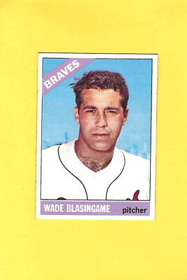1966 Topps #355 Wade Blasingame Atlanta Braves Near MINT Beauty