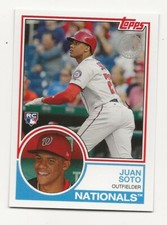 Juan Soto RC 2018 Topps Mini 1983 Base 83-12 Nationals On Demand RARE