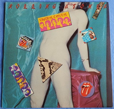 Rolling Stones-Undercover LP 1983 Greece She Was Hot, Too Much Blood MINT