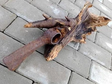 RARE!!!  WW1, WW2 Relic SOVIET RED ARMY, NATURAL ART,  Pick Mattock