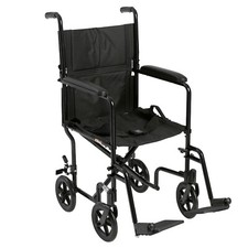 McKesson Transport Wheelchair Aluminum 19"