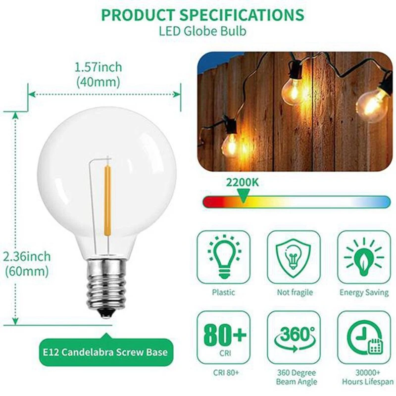 G40 on sale light bulb