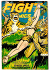 New ListingFight Comics #50 1947 Joe Doolin' Tiger Girl Bondage Cover Rare High Grade Vf
