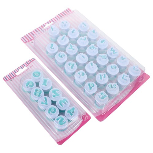 36Pcs Biscuit Embosser Baking Gadgets Alphabet Chocolate Stamp