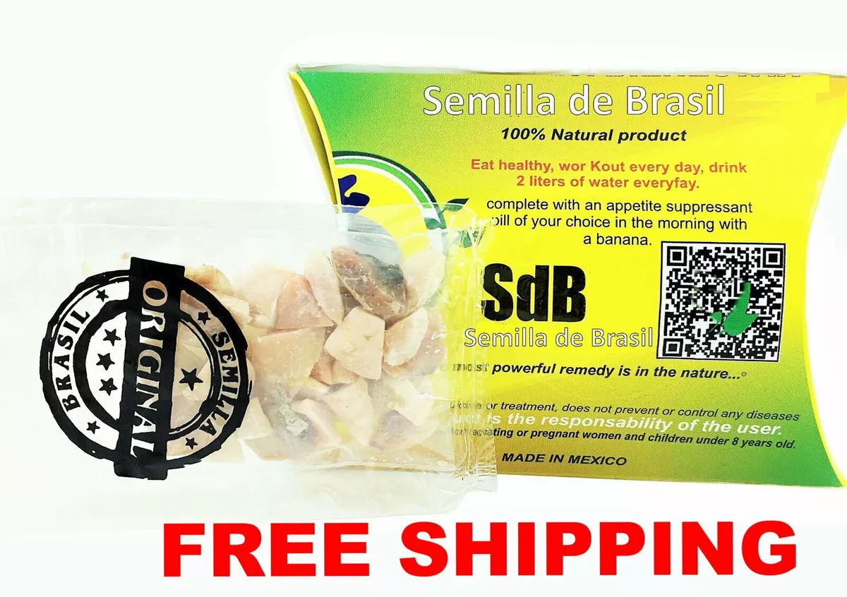 SEMILLA DE BRASIL BRAZIL SEED OF 100% ORIGINAL semilla quema grasa FREE  SHIPPING 646437786454