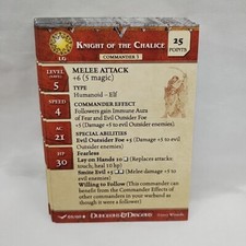Lot Of 12 Dungeons And Dragons Unhallowed Miniatures Game Stat Cards