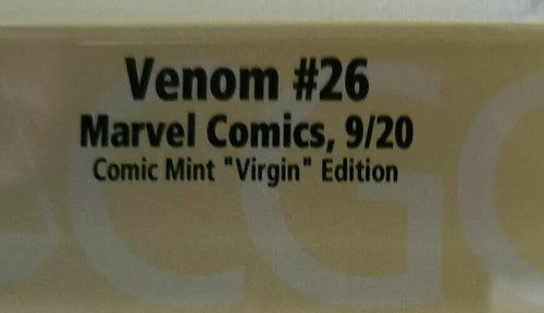 Venom #26 CGC 9.8 SS Comic Mint Virgin Edition Peach Momoko signed 1st Virus - Picture 9 of 9